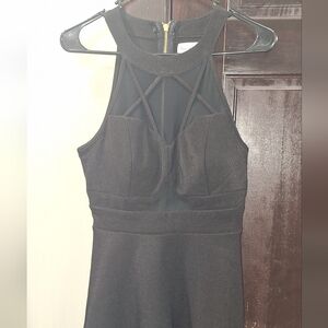 Elegant Black Sleeveless Dress